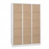 Vestiaire 5 cases superposées portes en bois 3 colonnes 15 casiers option 1 prise 220 V et 2 ports USB par casier Vestiaire 5 cases superposées portes en bois 3 colonnes 15 casiers option 1 prise 220 V et 2 ports USB par casier