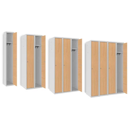 Vestiaire industrie propre porte en bois en MDF de 1 à 4 colonnes monobloc de 1 à Vestiaire industrie propre porte en bois en MDF de 1 à 4 colonnes monobloc de 1 à