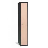 Vestiaire porte en bois L 400 mm monobloc type industrie propre 1 colonne Vestiaire porte en bois L 400 mm monobloc type industrie propre 1 colonne