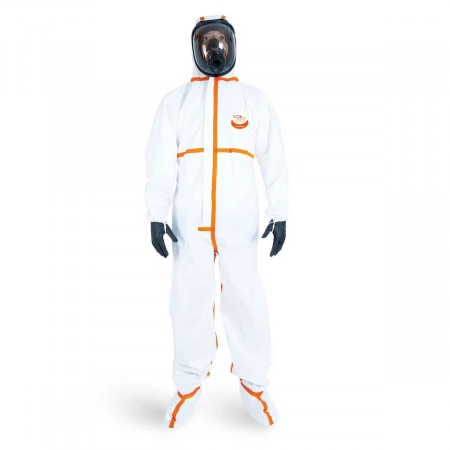 Combinaison jetable intégrale de protection chimique Axess