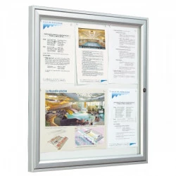 Vitrine d'extérieur discrète - Epaisseur 30 mm