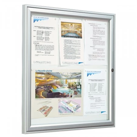 Vitrine d'extérieur discrète - Epaisseur 30 mm