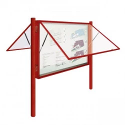 Vitrine d'extérieur double face - Epaisseur 75 mm