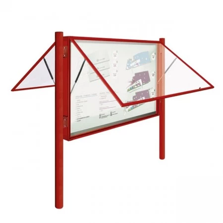 Vitrine d'extérieur double face - Epaisseur 75 mm Vitrine d'extérieur double face - Epaisseur 75 mm